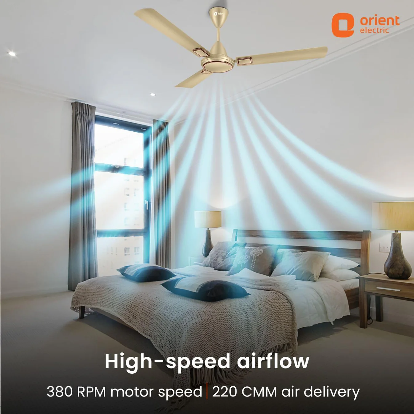 Orient Falcon Deco Ceiling Fan - Image 3