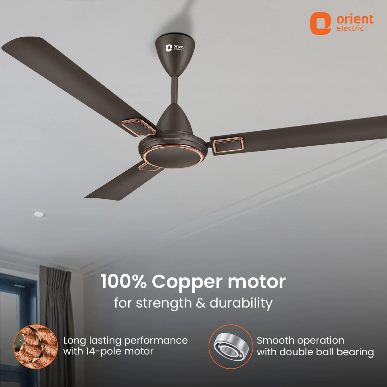 Orient Falcon Deco Ceiling Fan - Image 2